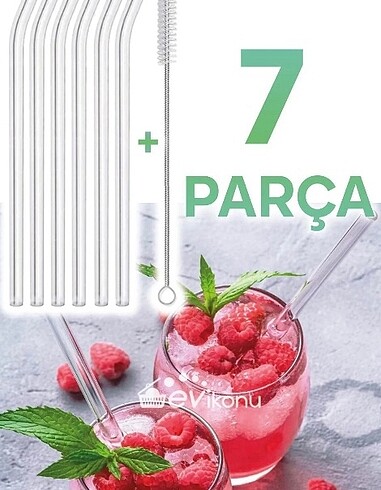 Beden 6 lı cam pipet + Temizleme fırçası
