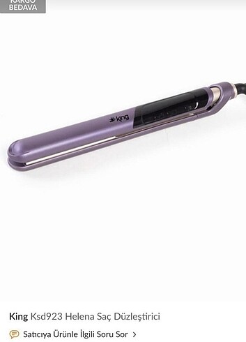King marka düzleştirici sıfır ürün - Görsel 5