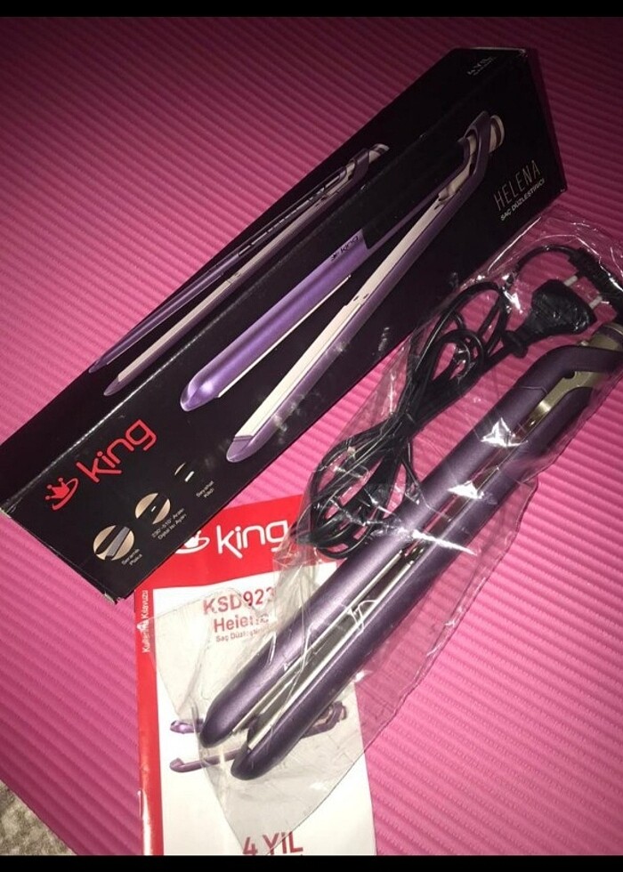 King marka düzleştirici sıfır ürün - Görsel 4
