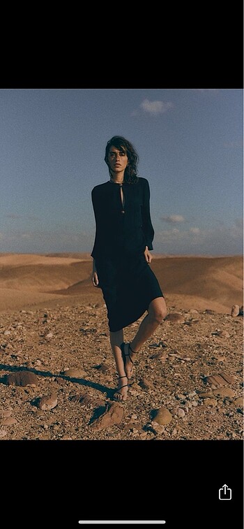 H&M H&M Siyah Uzun Elbise M