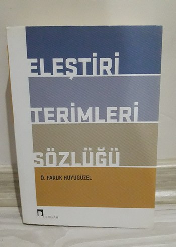 Eleştiri Terimleri Sözlüğü Kitabı