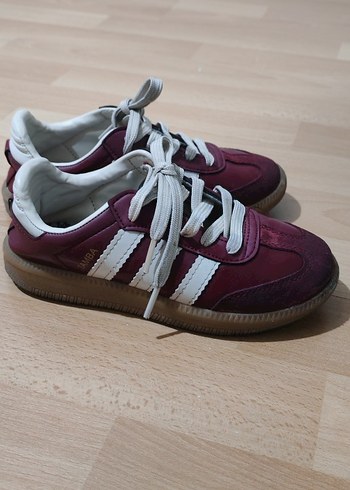 Adidas Bordo Samba model unisex Spor Ayakkabı