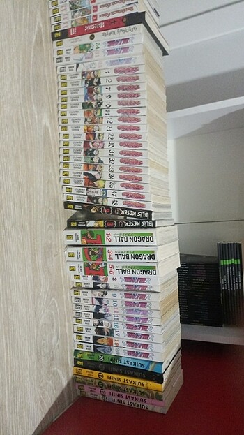 75 adet manga koleksiyonu