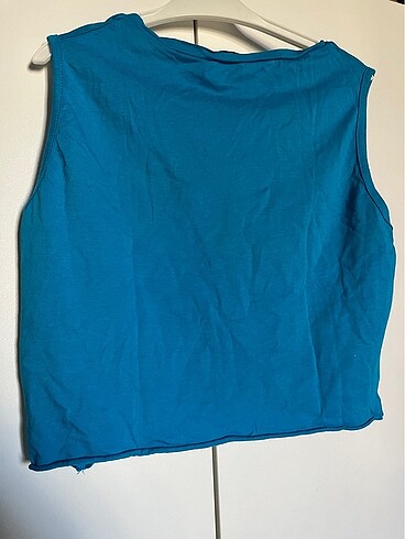 l Beden Mavi tenis crop