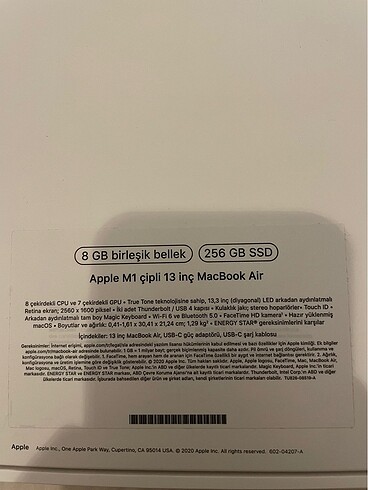 Beden Macbook Air