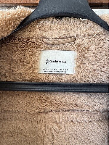 l Beden camel Renk Stradivarius biker ceket