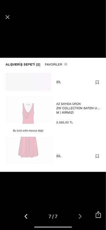 m Beden kırmızı Renk Zara saten elbise