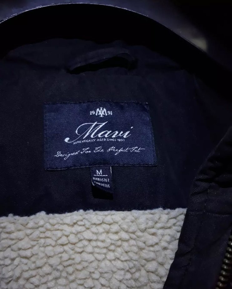 MAVİ DOLGULU PARKA - Görsel 5