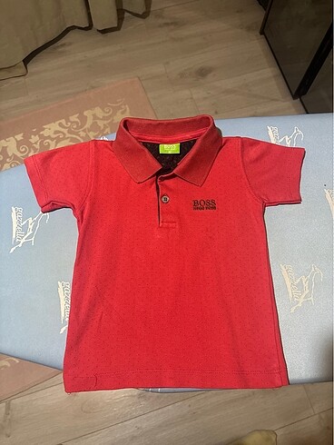 Polo yaka erkek bebek t-shirt