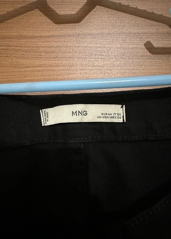 Mango Kot Şort - Görsel 2