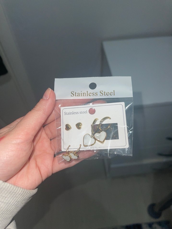 Zincir Detaylı Minimalist Kadın Takı Seti - Görsel 4