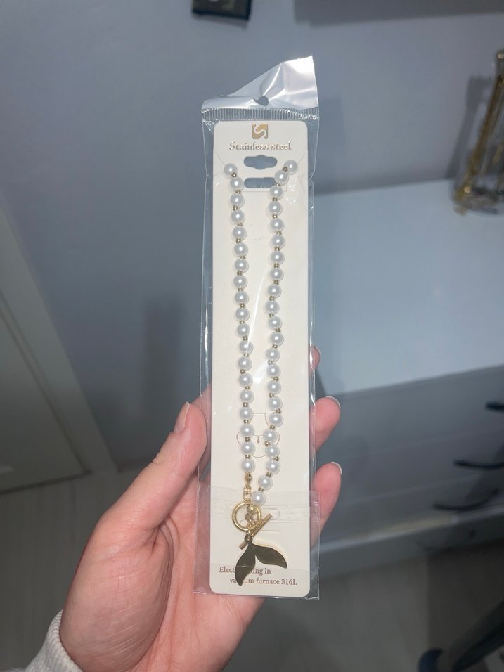 Zincir Detaylı Minimalist Kadın Takı Seti - Görsel 2