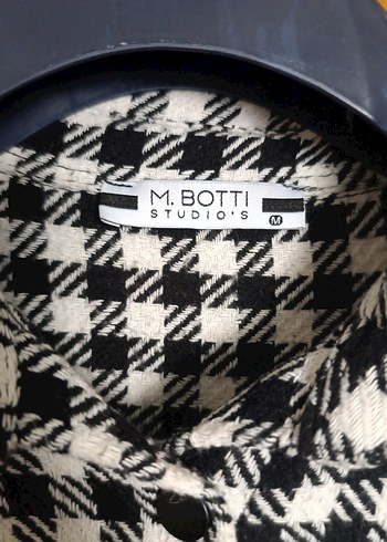 Ekose Pamuklu Kadın Gömlek çitli M beden - Görsel 2