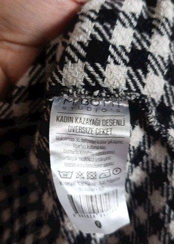 Ekose Pamuklu Kadın Gömlek çitli M beden - Görsel 6