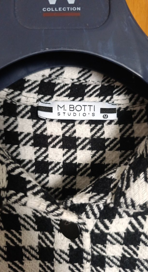 Ekose Pamuklu Kadın Gömlek çitli M beden - Görsel 2