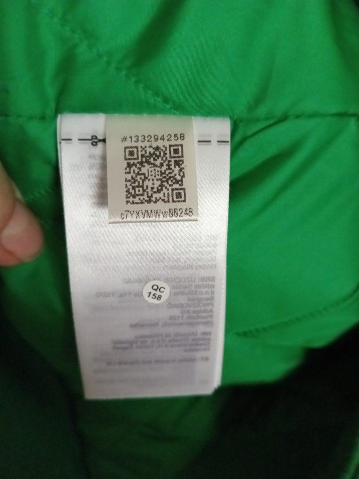 Yeşil Adidas Spor Ceket - Görsel 4