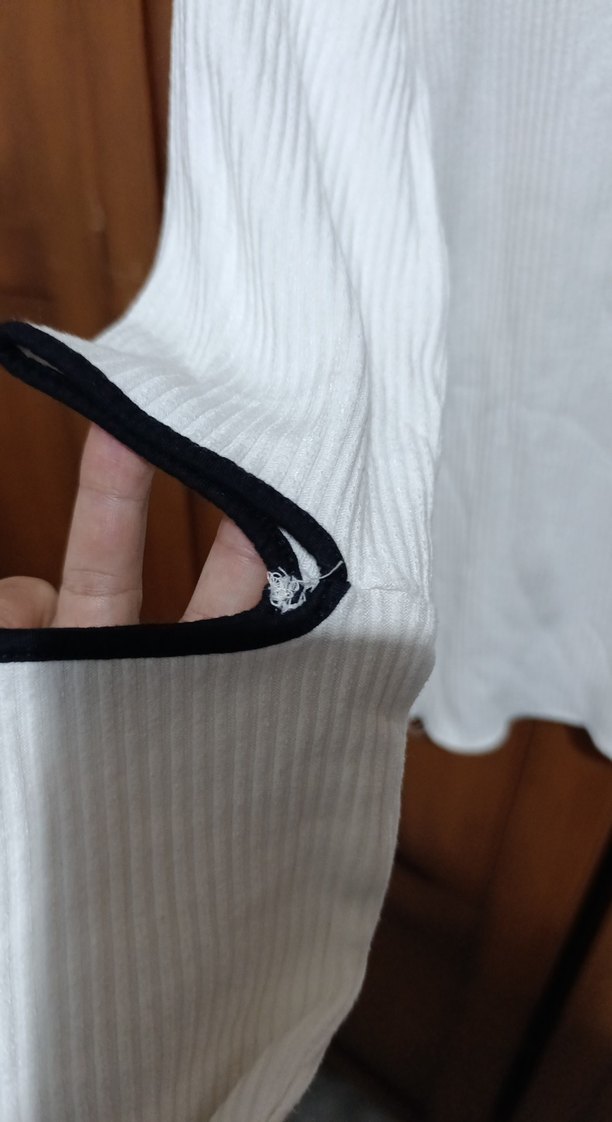 Uzun Kollu, Bisiklet Yaka, Beyaz Kadın Triko zara M beden - Görsel 4