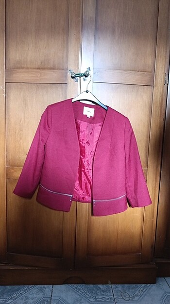 Koton bordoı blazer