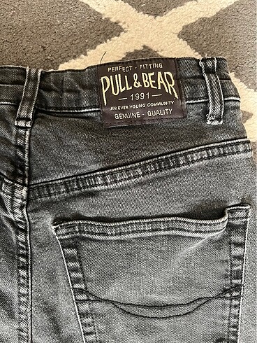 xs Beden gri Renk Pull and bear jean