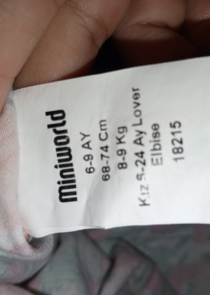 Kız bebek elbise  - Görsel 5