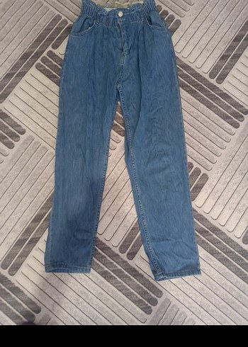Trendyol & Milla Rahat Kesim Mavi Denim Jean Pantolon