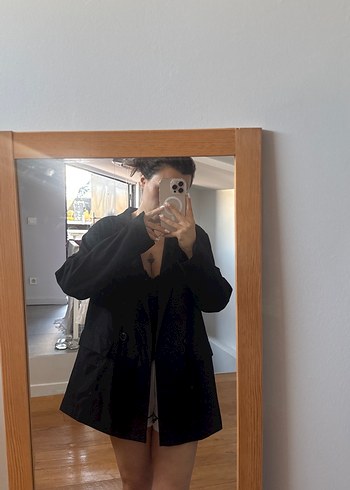 Siyah, Uzun Kollu, blazer ceket - Görsel 4