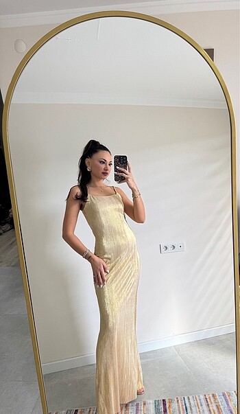 Zara Gold elbise