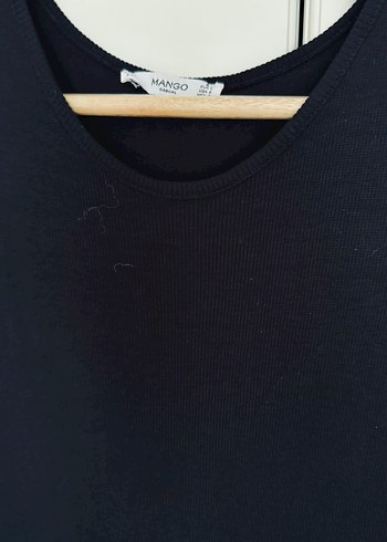 Siyah Yuvarlak Yakalı Uzun Kadın Elbise - Görsel 2