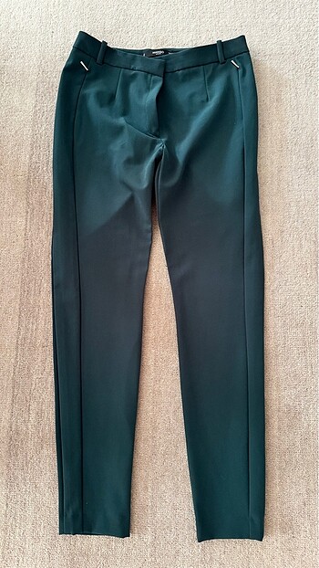 Yeşil kumaş pantolon