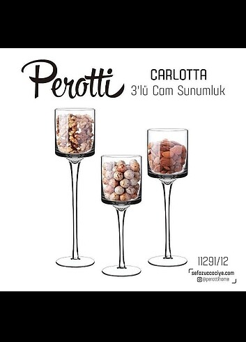 Perotti 3'lü sunumluk