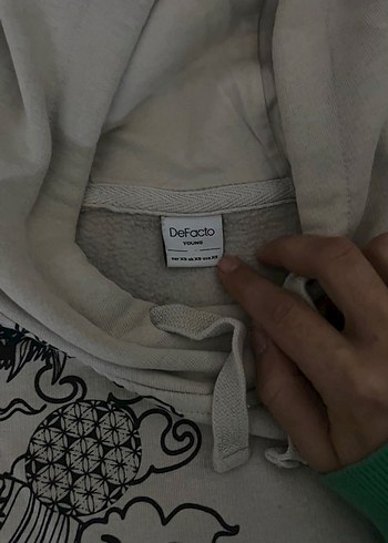 Defacto Genclik Kapusonlu Sweatshirt