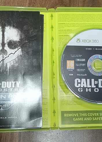 Beden Call of Duty Ghosts Xbox 360