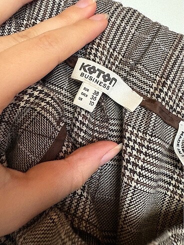 m Beden çeşitli Renk Kareli kumaş pantolon