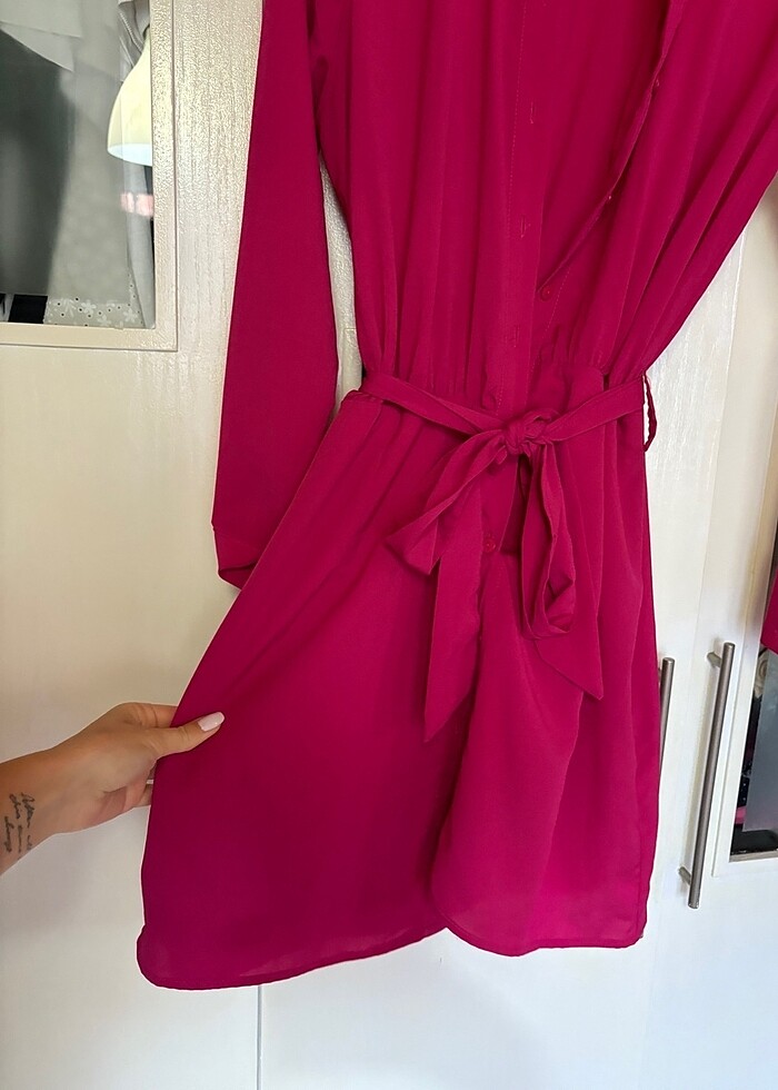 Gömlek elbise - Görsel 3