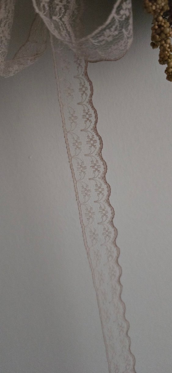 Bej Dantel Detaylı Vintage Bohem Gelin Buketi - Görsel 4