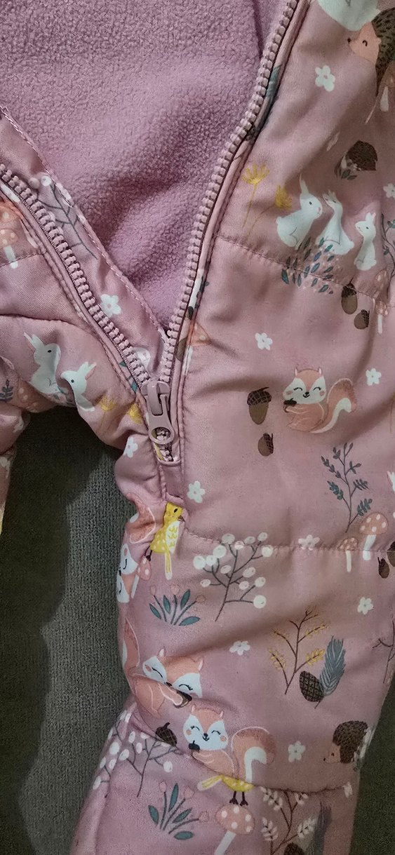 Lcw Kapüşonlu Pembe Desenli AstronotBebek Tulumu - Görsel 3