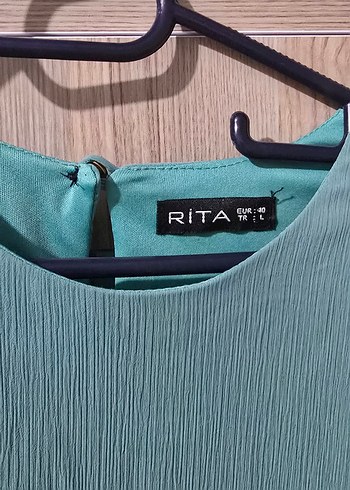 su yeşili pelerinli elbise - Görsel 3