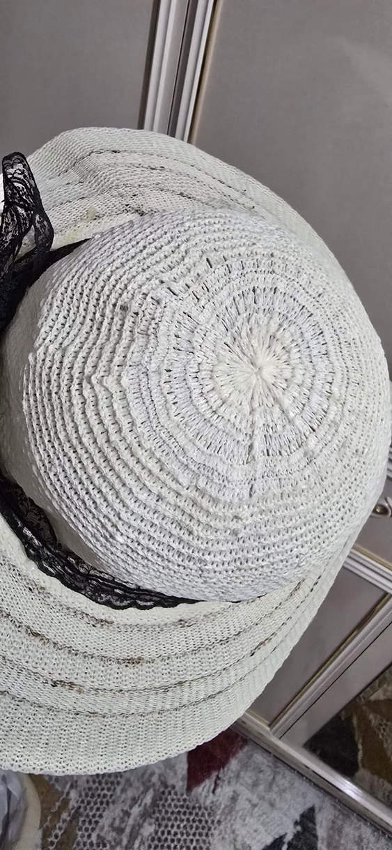 kadın hasır sapka - Görsel 3