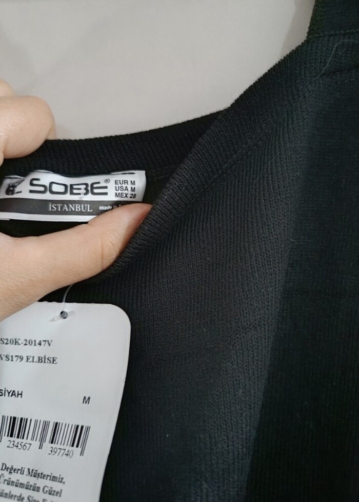 Triko kısa elbise  - Görsel 4