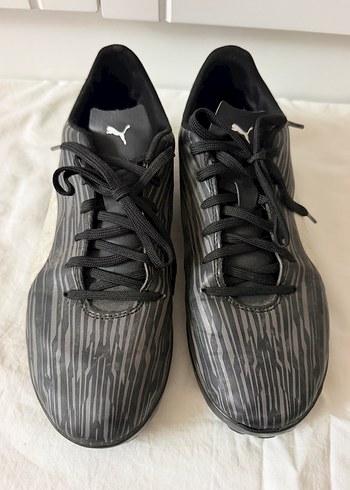 Puma Siyah Beyaz Cizgili Spor Ayakkabi