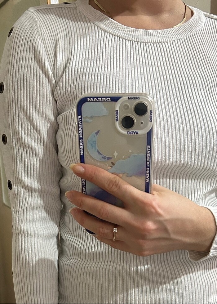 Kol detaylı kazak - Görsel 2