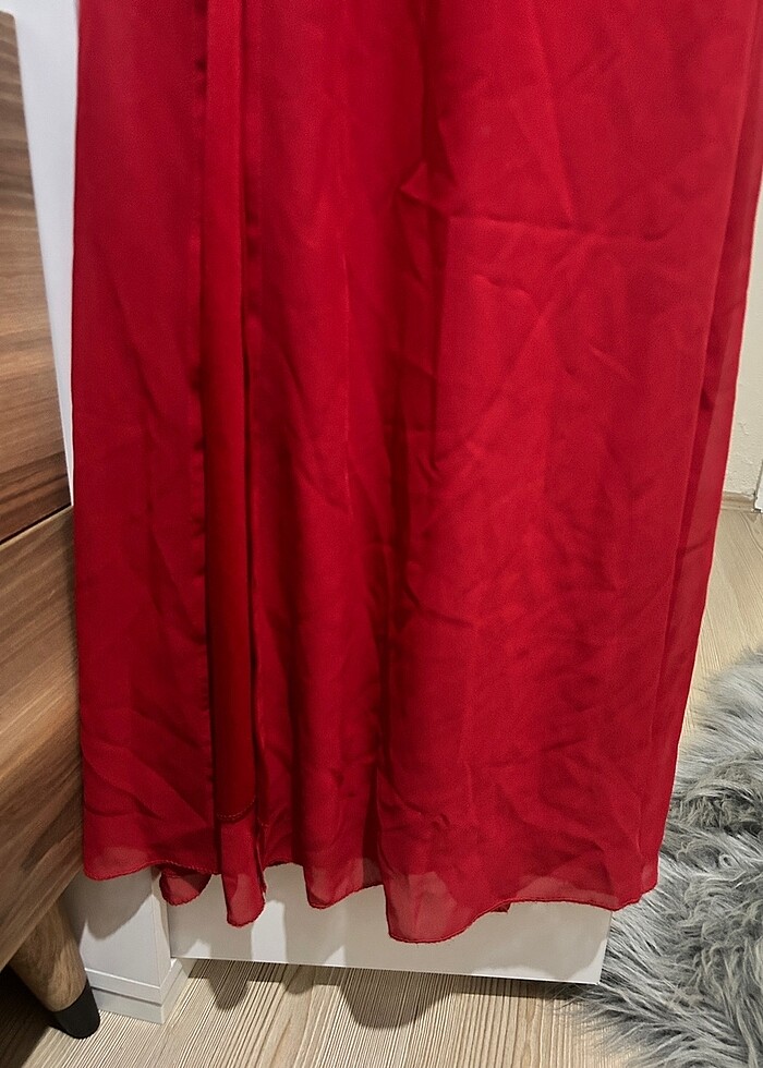 Kına elbisesi kırmızı - Görsel 4