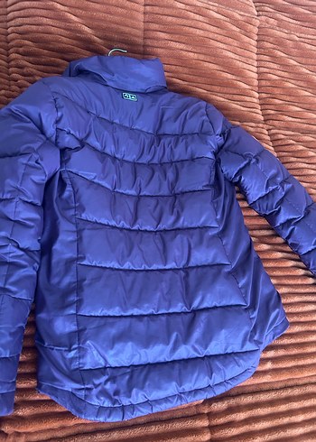 Mor Fermuarlı Kadın Kışlık Kaz Tüyü Mont - Görsel 13