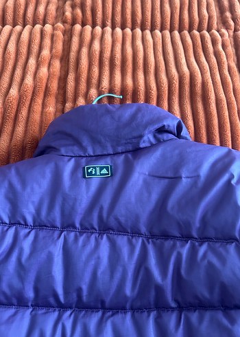 Mor Fermuarlı Kadın Kışlık Kaz Tüyü Mont - Görsel 3