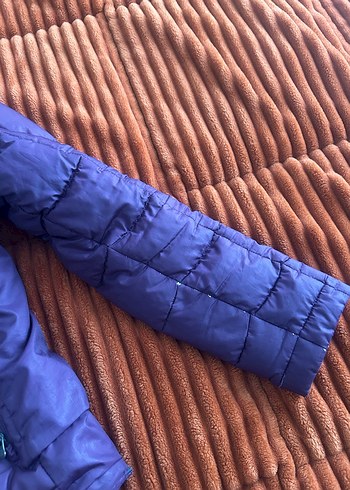 Mor Fermuarlı Kadın Kışlık Kaz Tüyü Mont - Görsel 12