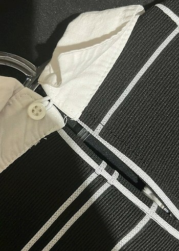 Ekoseli Siyah Midi Goth Elbise - Görsel 5