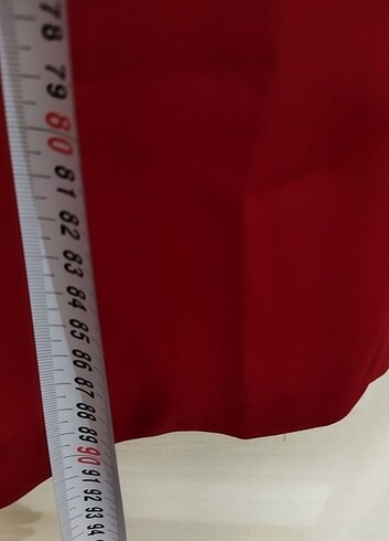 Kırmızı saten elbise ?? - Görsel 9