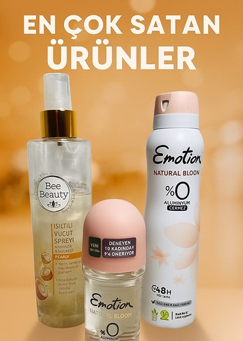 Emotion Natural Bloom Alüminyumsuz Kadın Deodorant Seti - Görsel 4