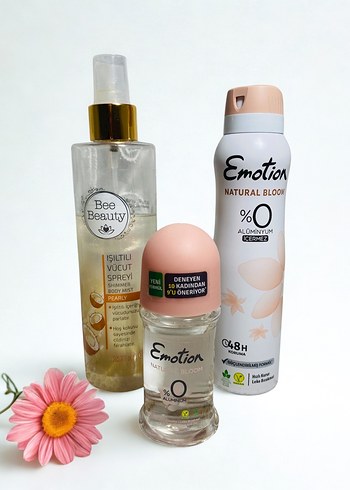 Emotion Natural Bloom Alüminyumsuz Kadın Deodorant Seti - Görsel 2