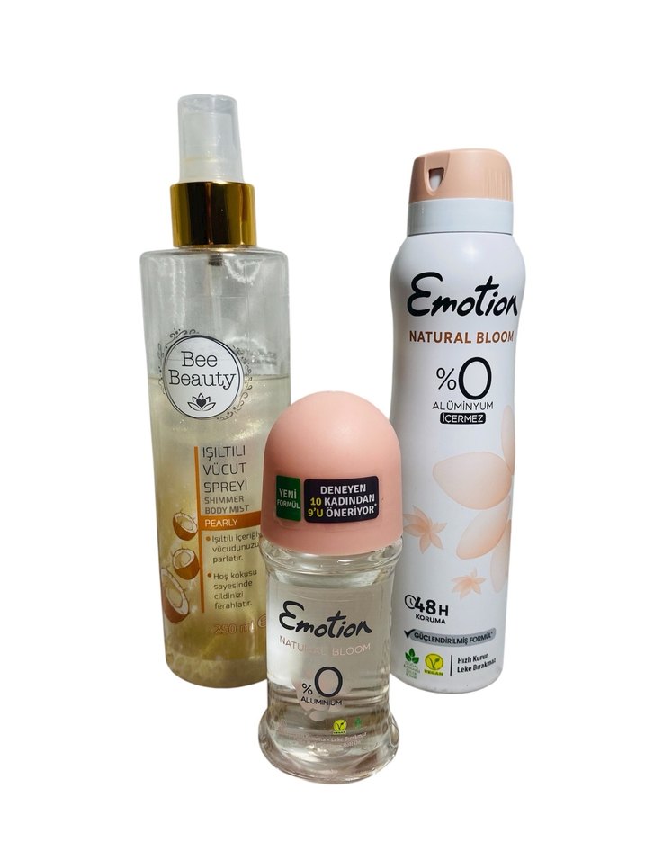 Emotion Natural Bloom Alüminyumsuz Kadın Deodorant Seti - Görsel 5